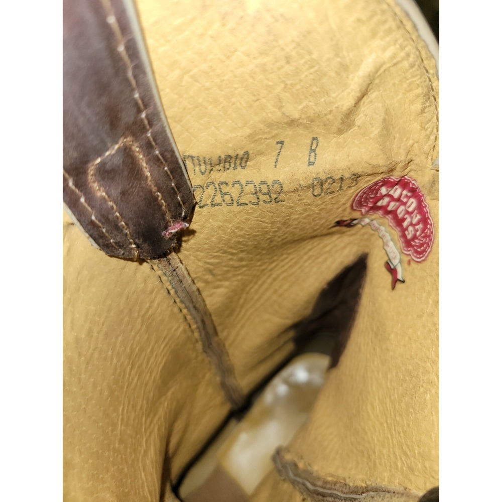 Nocona LDTTU11 College Texas Tech Brown Western Boots Size 7B - Picture 11 of 14